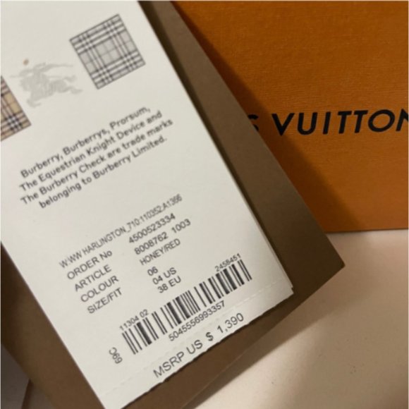 🩸 RED AND GOLD BURBERRY BOMBER JACKET 🩸 - Picture 4 of 4